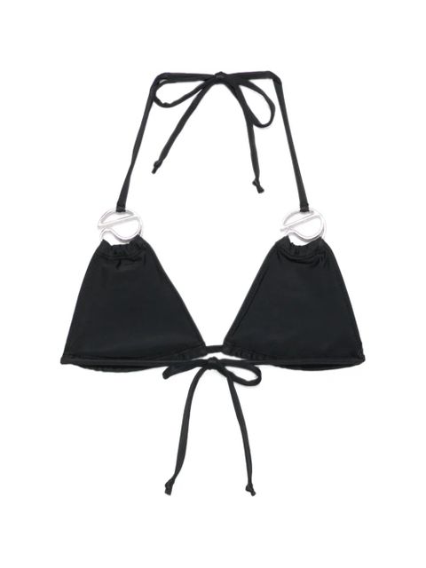 Coperni logo-appliqué bikini top - Black - zdjęcie produktu nr 2