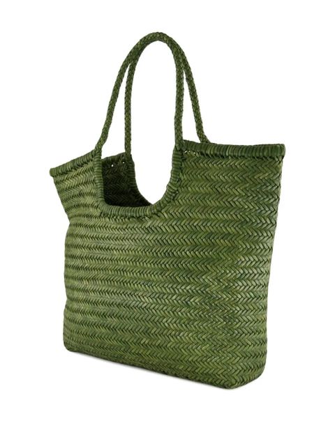 DRAGON DIFFUSION NS Diagonal Triple Jump tote bag - Green