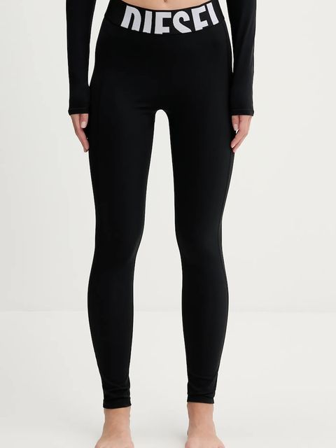 Diesel legginsy ADELINE-D-POP damskie kolor czarny gładkie A18279.0PLAR - zdjęcie produktu nr 1