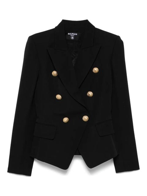 Balmain double-breasted wool jacket - Black - zdjęcie produktu nr 1