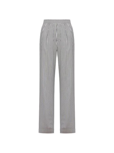 TOM FORD striped silk pyjama trousers - White - zdjęcie produktu nr 1