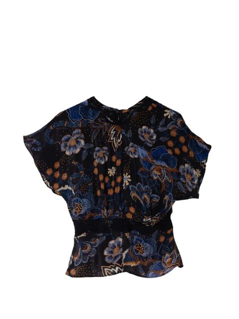 FARM Rio floral-print blouse - Black - zdjęcie produktu nr 2