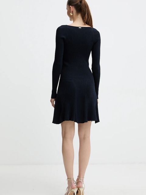 Fracomina sukienka kolor granatowy mini rozkloszowana FS25WD5004K41601