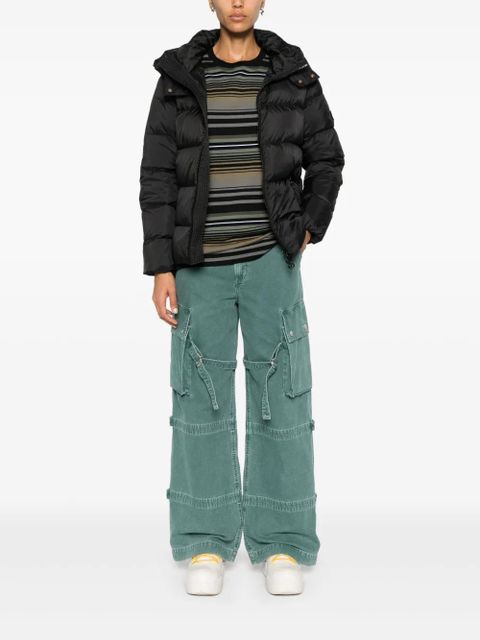 TWINSET logo-patch padded jacket - Black - zdjęcie produktu nr 2