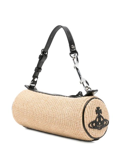 Vivienne Westwood Cindy cylinder-shape tote bag - Neutrals