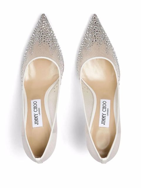 Jimmy Choo Love 85mm pumps - White - zdjęcie produktu nr 2