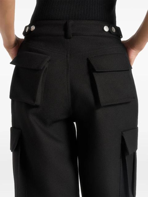 Manière De Voir Emilie flap-pocket trousers - Black