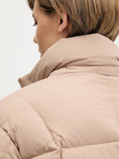 Tommy Jeans kurtka puchowa kolor beżowy zimowa oversize DW0DW21624 - zdjęcie produktu nr 2