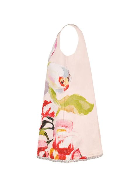 Acler Anglesey floral embellished mini dress - Pink