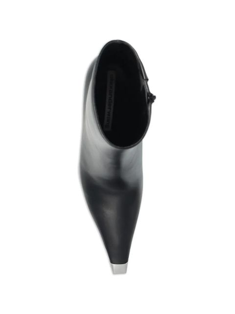 Alexander Wang Ferrara pointed-toe leather boots - Black - zdjęcie produktu nr 2