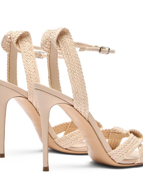 Casadei Julia braided-strap sandals - Neutrals