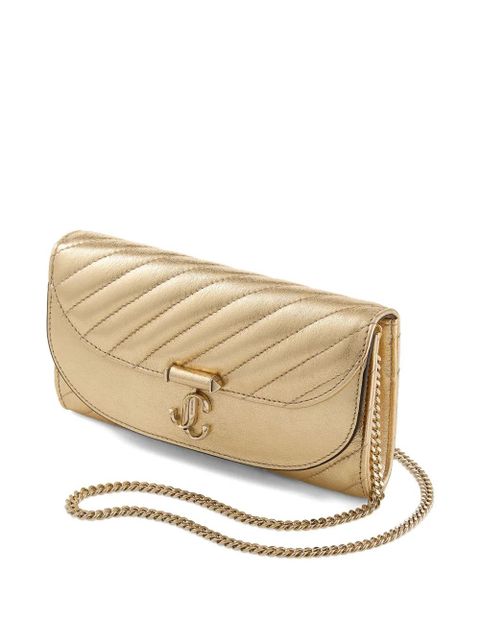 Jimmy Choo Curve wallet-on-chain - Gold