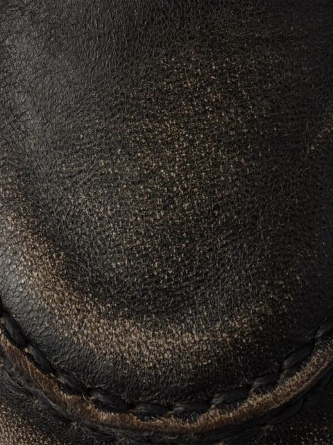 Prada leather loafers - Black