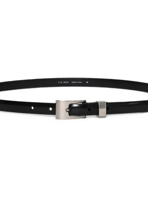 The Row silver-tone buckle Downtown belt - Black - zdjęcie produktu nr 2