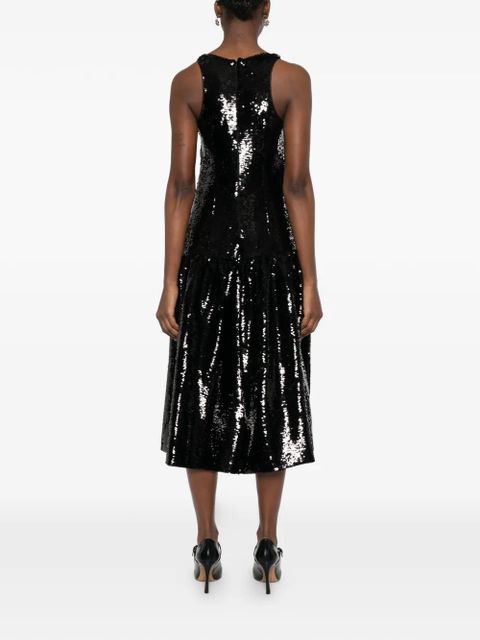 Simone Rocha sequin-embellishment midi dress - Black