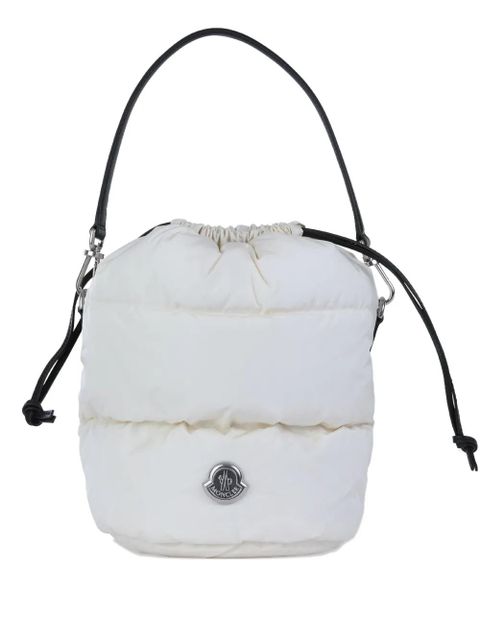 Moncler Caradoc quilted bucket bag - White - zdjęcie produktu nr 1