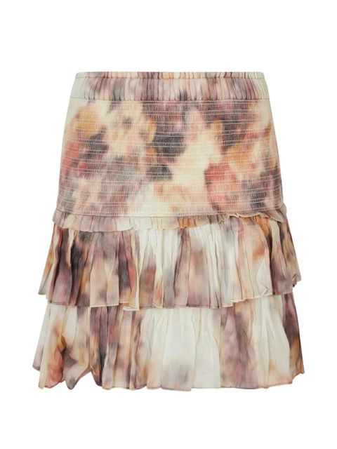 MARANT ÉTOILE Jocadia ruffled mini skirt - Neutrals - zdjęcie produktu nr 1