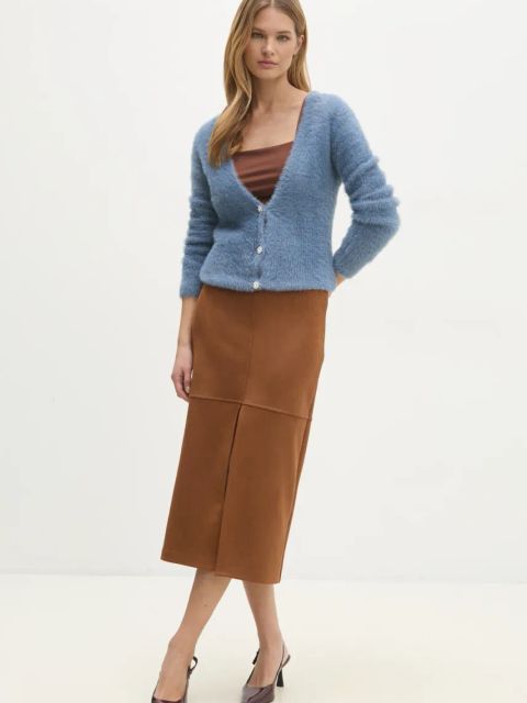 Answear.LAB kardigan damski kolor niebieski