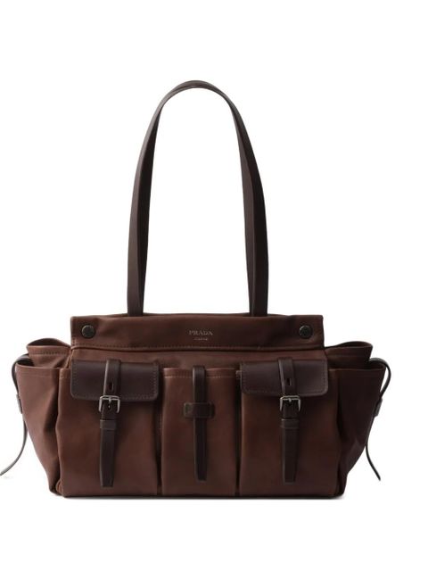 Prada Route pocket tote bag - Brown - zdjęcie produktu nr 1