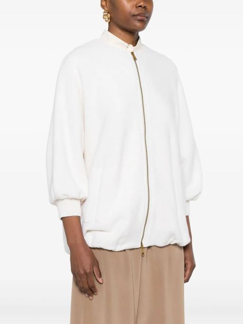 Max Mara fine-knit cardigan - White
