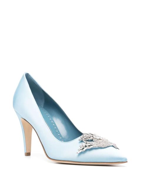 Manolo Blahnik 90mm Palos pumps - Blue - zdjęcie produktu nr 2