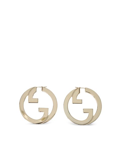 Gucci interlocking-G hoop earrings - Gold - zdjęcie produktu nr 1