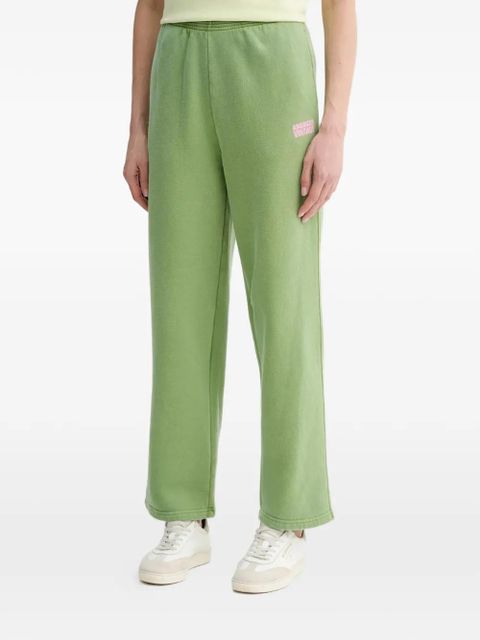 American Vintage Plizzy logo-print trousers - Green - zdjęcie produktu nr 1