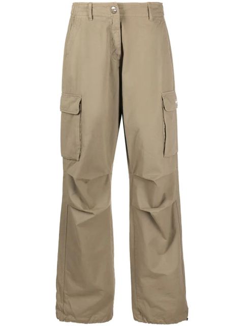Coperni wide-leg cargo trousers - Green - zdjęcie produktu nr 1