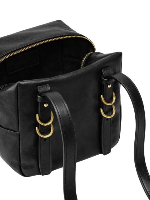 PINKO logo-plaque shoulder bag - Black