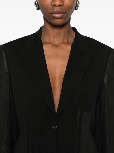 Blumarine patch-pocket blazer - Black