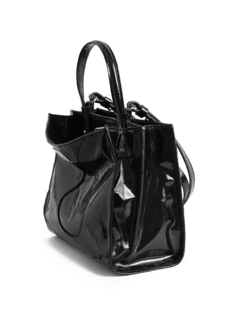 Zadig&Voltaire patent top handle satchel - Black