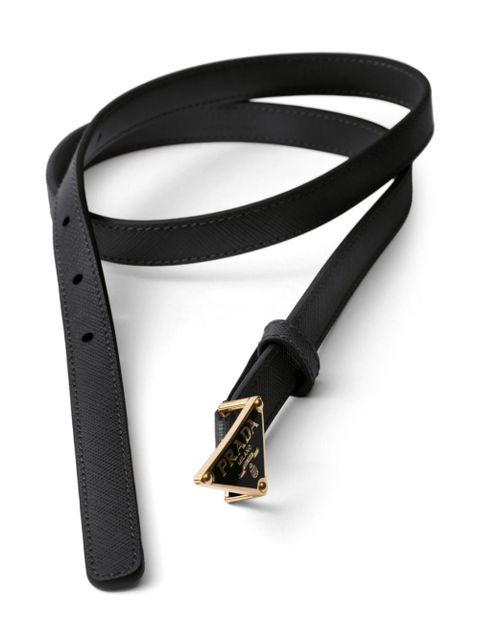 Prada Saffiano-leather belt - Black - zdjęcie produktu nr 2