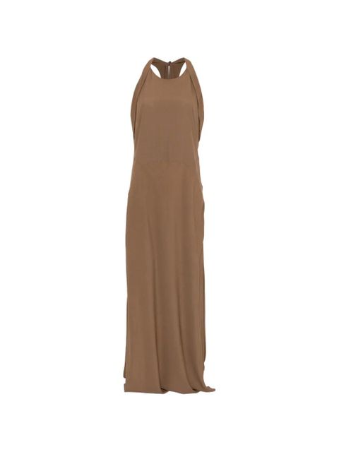 Blumarine halterneck maxi dress - Brown - zdjęcie produktu nr 1