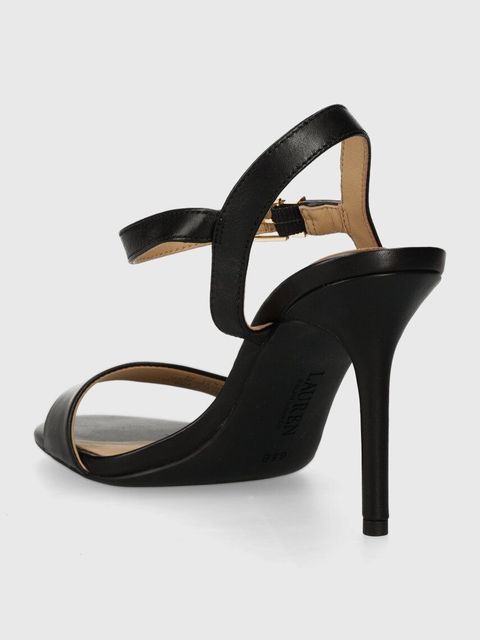 Lauren Ralph Lauren sandały skórzane Gwen kolor czarny 802940588001 - zdjęcie produktu nr 2