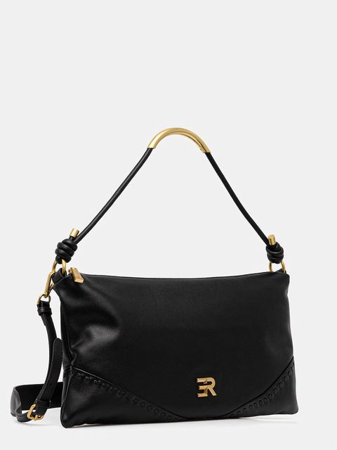 ERMANNO Firenze torebka skórzana kolor czarny 12401940 - zdjęcie produktu nr 2