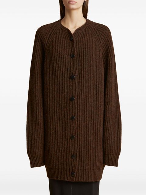 KHAITE Jina cardigan - Brown
