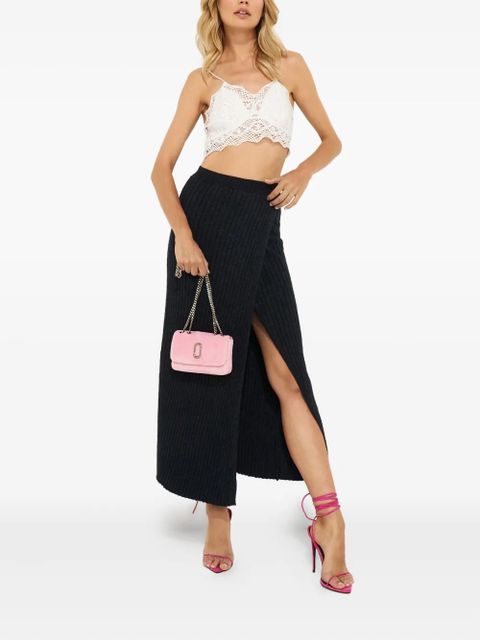 Free People ribbed slit midi skirt - Black - zdjęcie produktu nr 2