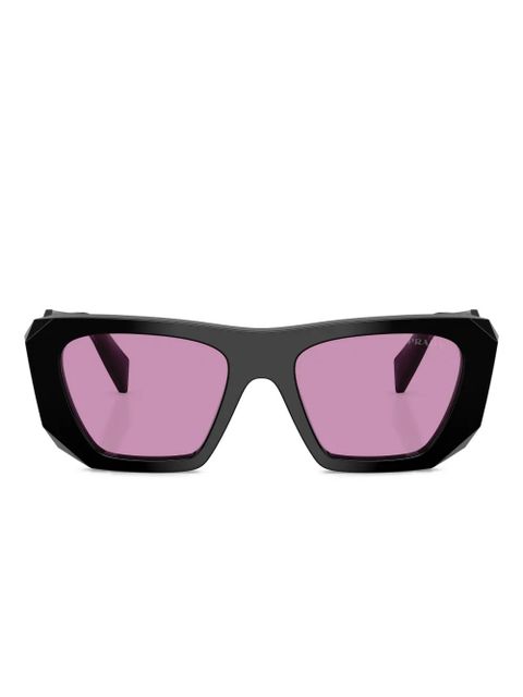 Prada Eyewear Symbole geometric-frame sunglasses - Black