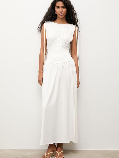 Answear.LAB sukienka z wiskozą - zdjęcie produktu nr 2