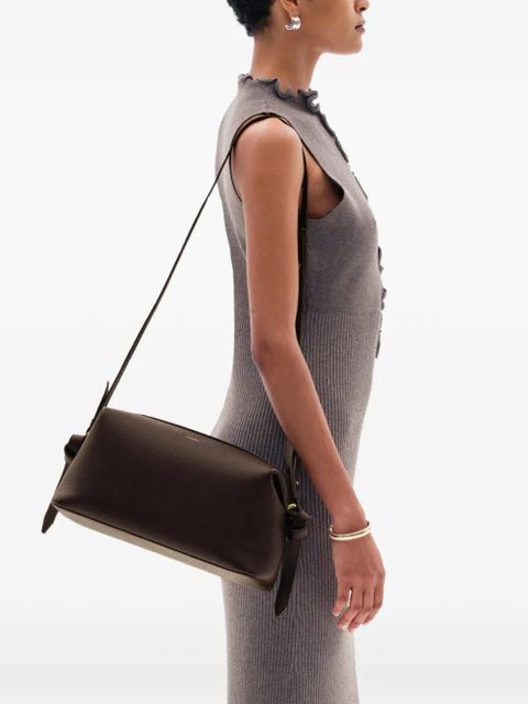 Yuzefi Brioche knot-detail shoulder bag - Brown - zdjęcie produktu nr 2