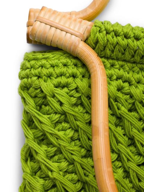 Prada mini crochet tote bag - Green