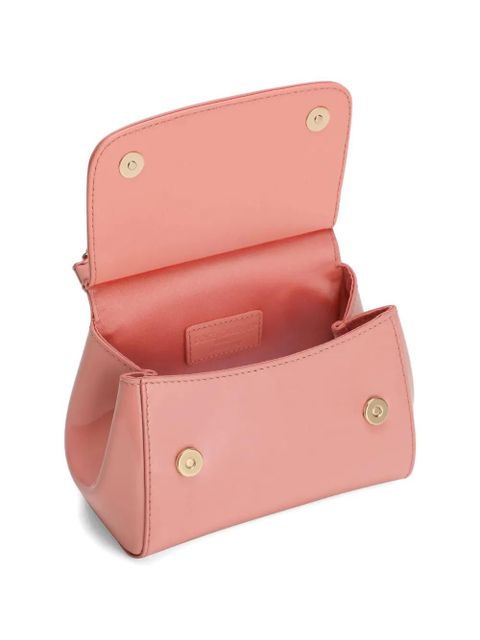 Dolce & Gabbana top-handle leather satchel bag - Pink