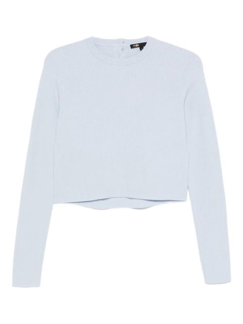 Maje ribbed sweater - Blue - zdjęcie produktu nr 1