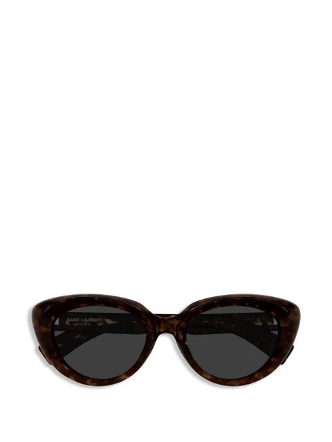 Saint Laurent Eyewear cat-eye grey lens sunglasses - Brown - zdjęcie produktu nr 1