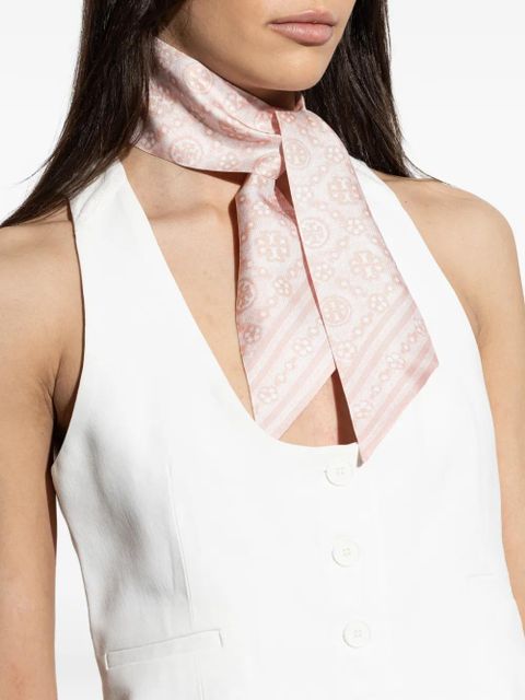 Tory Burch T-Monogram scarf - Pink