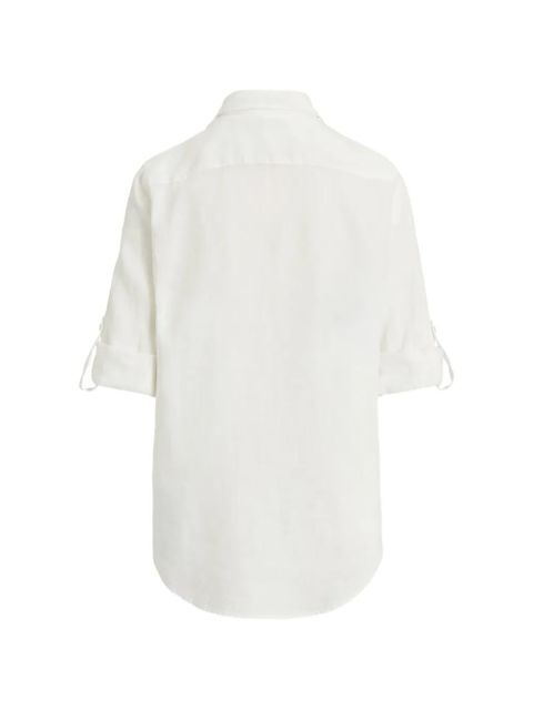 Lauren Ralph Lauren roll-tab sleeve shirt - Neutrals - zdjęcie produktu nr 2