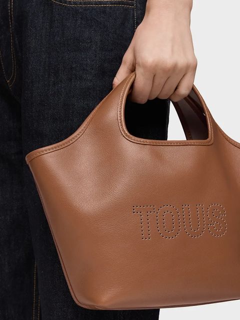 Tous torebka skórzana LIRIO kolor brązowy 2002202043