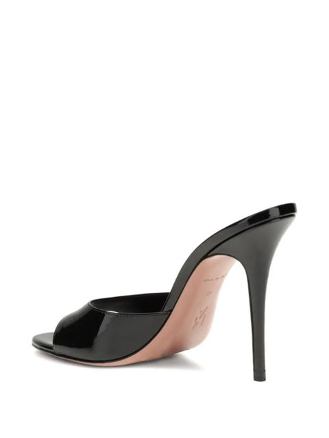 Amina Muaddi 105mm Elodie sandals - Black