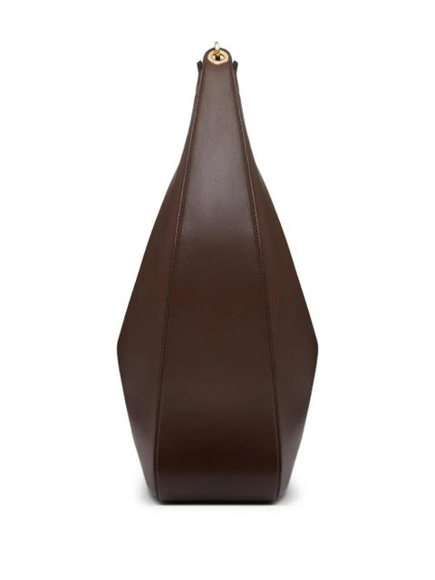 Valentino Garavani maxi VLogo Moon Hobo bag - Brown