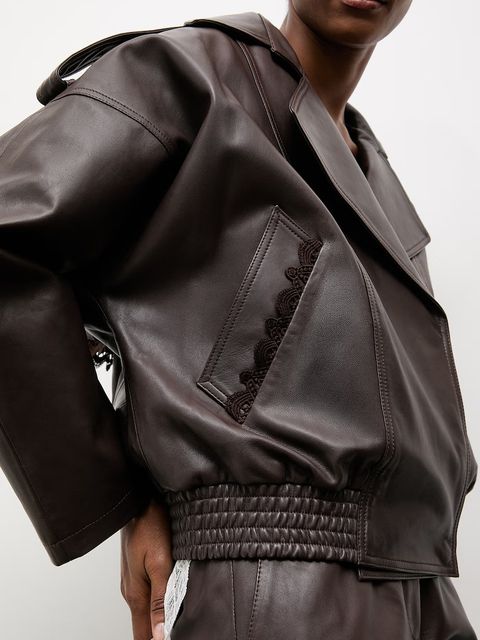 Answear.LAB kurtka damska skórzana LOTTIE z kolekcji Unscripted - zdjęcie produktu nr 1